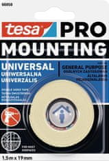 Tesa Páska tesa Mounting PRO Universal, montážna, obojstranná, lepiaca, 19 mm, L-1,5 m