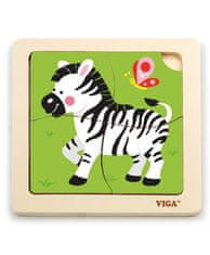 shumee Podlahové puzzle Viga 51317 Zebra