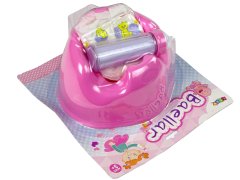 Lean-toys Nočník 3 v 1 Pampers Bottle Pink pre bábiku