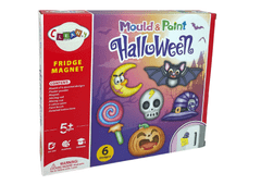 Lean-toys DIY Halloween magnety Sadrové odliatky Tekvica