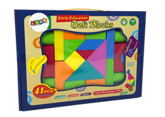 Lean-toys Stavebné penové bloky 41 kusov pre deti