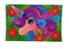 Lean-toys DIY Farebná mozaika Unicorn Patching Set