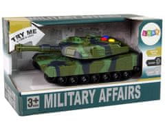 Lean-toys Vojenský tank 1:32 Moro Sound Light