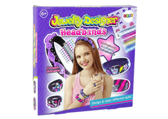 Lean-toys DIY šperky Making Kit Band krúžky Brokát