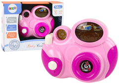 shumee interaktívny fotoaparát pre batoľatá svetlo ružový zvuk
