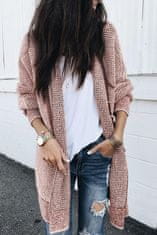 OMG! Dámske pletené sveter Cugat ružová XL