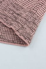 OMG! Dámske pletené sveter Cugat ružová XL