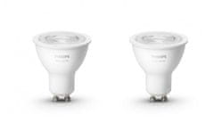 Philips Hue Bluetooth LED White žiarovka GU10 5.2W 400lm 2700K set 2 ks