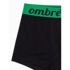 OMBRE Pánske spodky OMBRE čierno-zelené MDN120890 XL