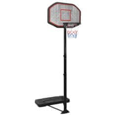 Vidaxl Basketbalový stojan čierny 258-363 cm polyetén