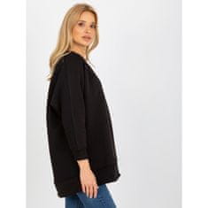 Ex moda Dámska mikina oversize ADISON čierna EM-BL-711-1.03X_393917 Univerzálne