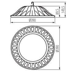 Kanlux Stropné svietidlo Kanlux LED HIBO LED N 200W-NW 31114