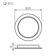 Kanlux TAVO Kanlux LED DO 12W-NW 36512