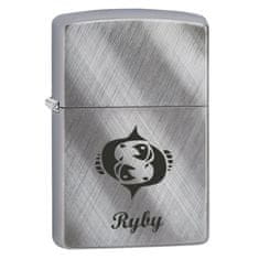 ISSI Zapaľovač ZIPPO s gravírovaním znamením: Ryby (ZAP-026)