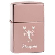 ISSI Zapaľovač ZIPPO s gravírovaním znamením: Škorpión (ZAP-028)