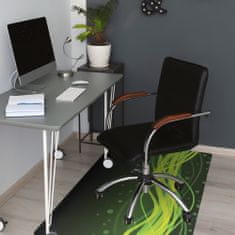 kobercomat.sk Podložka pod kancelársku stoličku zelené pruhy 120x90 cm 2 cm 