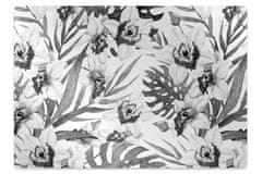 kobercomat.sk Podložka pod kolieskovú stoličku Listy a kvety 120x90 cm 2 cm 