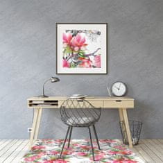 kobercomat.sk Podložka pod kolieskovú stoličku kvety akvarely 120x90 cm 2 cm 