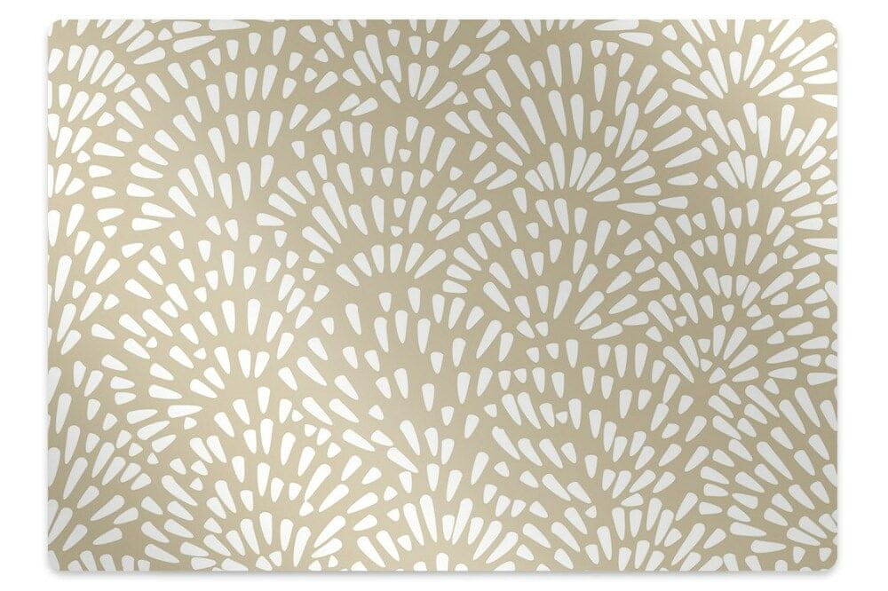 kobercomat.sk Podložka pod kolieskovú stoličku Tears Beige Boho 140x100 cm 2 cm 