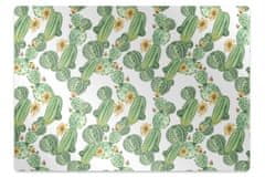 kobercomat.sk Ochranná podložka pod stoličku Kaktus s kvetinami 120x90 cm 2 cm 