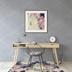kobercomat.sk Podložka pod kolieskovú stoličku barokový kvety 120x90 cm 2 cm 