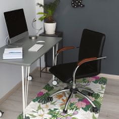 kobercomat.sk Podložka pod kancelársku stoličku exotických kvetín 120x90 cm 2 cm 