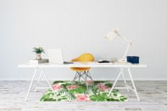 kobercomat.sk Podložka pod kancelársku stoličku kvety hawaii 120x90 cm 2 cm 