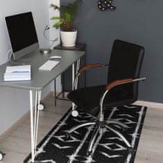 kobercomat.sk Podložka pod kancelársku stoličku black abstrakcie 120x90 cm 2 cm 