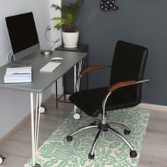 kobercomat.sk Podložka pod kancelársku stoličku zelená damaškové 120x90 cm 2 cm 