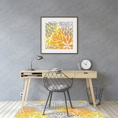 kobercomat.sk Podložka pod kancelársku stoličku chryzantémy 140x100 cm 2 cm 