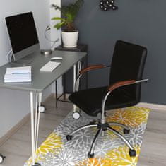kobercomat.sk Podložka pod kancelársku stoličku chryzantémy 140x100 cm 2 cm 