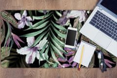 kobercomat.sk Podložka na písací stôl palm kvety 100x50 cm 
