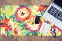 kobercomat.sk Pracovná podložka s obrázkom farebné kvety 120x60 cm 