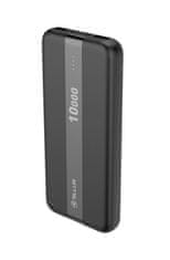 Tellur PBC103 10000mAh Powerbank, 2xUSB+Type-C+MicroUSB, čierna