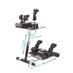 Wheel Stand Pro Wheel Stand Pre DELUXE V2, stojan na joystick pre Thrustmaster HOTAS WARTHOG, Saitek X55/Saitek X52