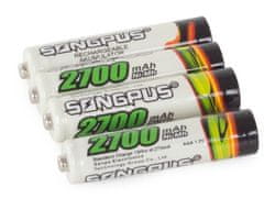 Sobex 4ks dobíjacích batérií aaa r3 do 2700mah