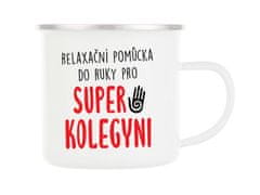 Divja Plechový hrnček pre super kolegyňu