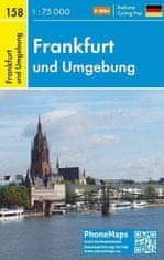 PhoneMaps 158 Frankfurt und Umgebung 1:75 000 / Cyklomapa