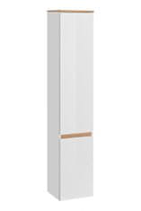 COMAD Kúpeľňová skrinka Platinum 800 2D alpská biela/dub kraft zlatý