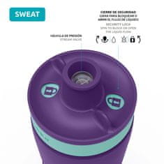 QUOKKA Quokka Sweat, Športová plastová fľaša AQUA VIOLET 680ml, 06972