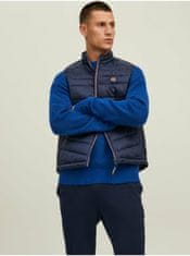 Jack&Jones Vesty pre mužov Jack & Jones - tmavomodrá S