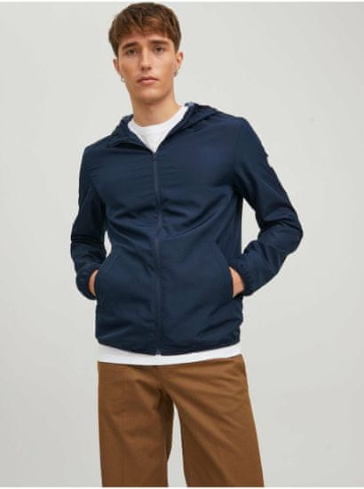 Jack&Jones Ľahké bundy pre mužov Jack & Jones - tmavomodrá