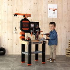 Smoby Black&Decker žeriavová dielňa + 94 kusov príslušenstva