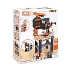 Smoby Black&Decker žeriavová dielňa + 94 kusov príslušenstva