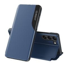 IZMAEL Elegantné knižkové puzdro View Case pre Samsung Galaxy S23 - Modrá KP24368