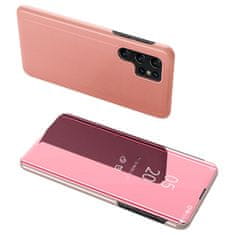 IZMAEL Puzdro Clear View pre Samsung Galaxy S23 Ultra - Ružová KP24336