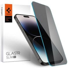 Spigen TVRDENÉ SKLO SPIGEN GLAS.TR SLIM IPHONE 14 PRO MAX OCHRANA OSOBNÝCH ÚDAJOV