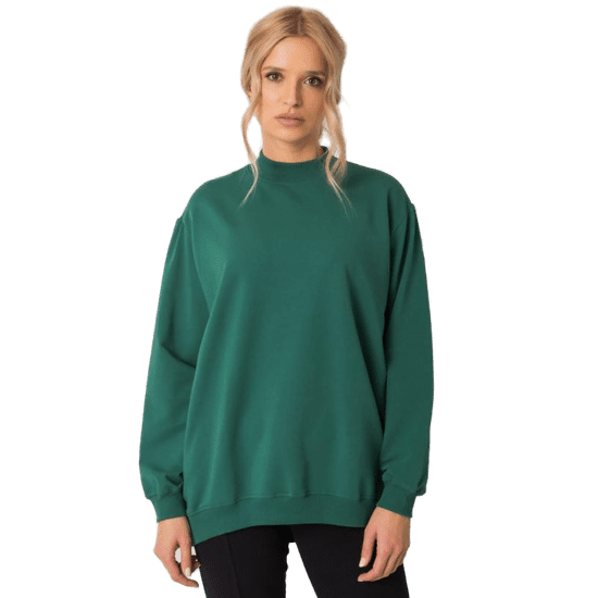 BASIC FEEL GOOD Dámska mikina TWIST tmavozelená RV-BL-5185.90P_336914 S-M