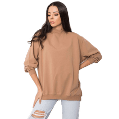 BASIC FEEL GOOD Dámska mikina TWIST hnedá RV-BL-5185.73P_358306 L-XL