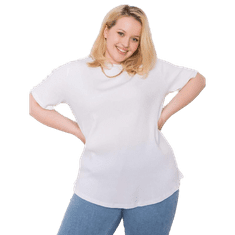 BASIC FEEL GOOD Dámska plus size blúzka STELLA biela RV-BZ-6323.92_362532 XL